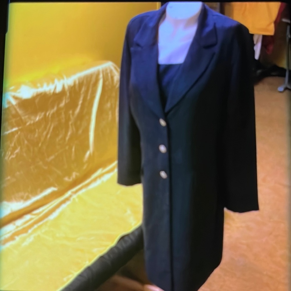 MOVING SALE NO HAGGLING MORNINGSIDE DESIGNER COLLECTION 2PC 14 NAVY BLUE DRESS